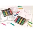 Index adeziv din plastic Post-it Arrow (684-ARR3), cu sageata, in dispenser, 12 x 43 mm, set 4 x 24 file color