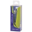 Capsator Kangaro Nowa-10/S din plastic, capse no. 10, 15 coli, verde lime, blister