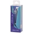 Capsator Kangaro Nowa-10/S din plastic, capse no. 10, 15 coli, turcoaz, blister