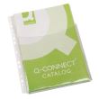 Folie protectie Q-CONNECT, A4, pentru catalog, 3/4 A4, 249 x 313 mm, cristal, 180 microni, 5 buc/set