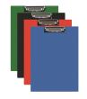 Clipboard pvc Q-CONNECT, A4, dublu, cu buzunar, verde