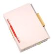 Alonje Q-CONNECT cu insertie metalica pentru cutii de arhivare, 7 cm, rosu