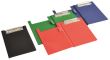 Clipboard pvc Q-CONNECT, A5 (140 x 216 mm), dublu, cu buzunar, negru