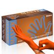 Manusi nitril cu grip MAXTER marimea XL, 90 bucati, portocaliu