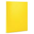 Mapa din carton solid OFFICE Products, cu burduf 40 mm si inchidere cu arici, galben