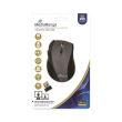 Mouse optic wireless MediaRange, conectare USB, 5 butoane, negru/argintiu