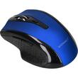 Mouse optic wireless Q-CONNECT, conectare USB, 4 butoane, negru/albastru