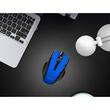 Mouse optic wireless Q-CONNECT, conectare USB, 4 butoane, negru/albastru