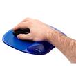 Mouse pad Q-CONNECT Premium, suport cu gel pentru incheietura, albastru