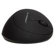Mouse wireless Q-CONNECT Ergo, vertical, 6 butoane, negru