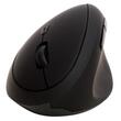 Mouse wireless Q-CONNECT Ergo, vertical, 6 butoane, negru