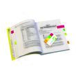 Page marker din hartie Q-CONNECT, 20 x 50 mm, set 4 x 50 file, culori neon