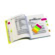 Page marker din hartie Q-CONNECT, 20 x 50 mm, set 4 x 50 file, culori neon