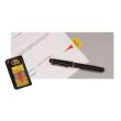 Page marker din plastic Post-it "Hand+Pen" (680-31), in dispenser, 25 x 43 mm, 50 file, galben