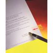 Page marker din plastic Post-it "Hand+Pen" (680-31), in dispenser, 25 x 43 mm, 50 file, galben