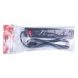 Prelungitor OFFICE Products cu intrerupator, 5 prize si cablu de 3 m, cu pamantare, negru