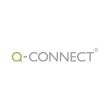 Pix cu gel Q-CONNECT Slick Needle Point, corp transparent cu grip, scriere de 0.3 mm, albastru