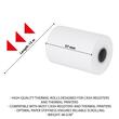 Role termice OFFICE Products 57 mm x 15 m, POS, casa de marcat, imprimanta fiscala, 10 buc/set