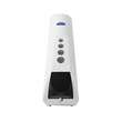 Dozator manual Limpio, pentru sapun/dezinfectant, ABS plastic, 213 x 63 x 83 mm, 400 ml, alb