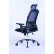 Scaun de birou OFFICE Products "Mikonos", ergonomic, mesh + textil, negru