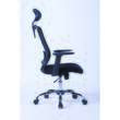 Scaun de birou OFFICE Products "Itaka", ergonomic, mesh + textil, negru