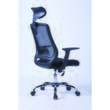Scaun de birou OFFICE Products "Itaka", ergonomic, mesh + textil, negru