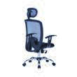 Scaun de birou OFFICE Products "Samos", ergonomic, mesh + textil, negru