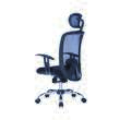 Scaun de birou OFFICE Products "Samos", ergonomic, mesh + textil, negru