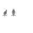 Scaun de birou OFFICE Products "Thassos", ergonomic, plastic + textil, negru