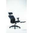 Scaun de birou OFFICE Products "Zakynthos", ergonomic, plastic + textil, negru