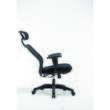 Scaun de birou OFFICE Products "Zakynthos", ergonomic, plastic + textil, negru