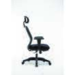 Scaun de birou OFFICE Products "Zakynthos", ergonomic, plastic + textil, negru