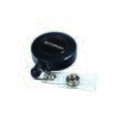 Snur retractabil cu clip pentru ecuson DONAU ID, plastic, lungime max 80 cm, 10 bucati/set, negru