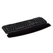 Suport cu gel Q-CONNECT pentru tastatura, ergonomic, negru