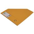 Suport vertical Q-CONNECT plastifiat PVC, pliabil, cotor 76 mm, cu inel, galben