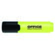 Textmarker OFFICE Products FLUO, scriere de 2-5 mm, galben