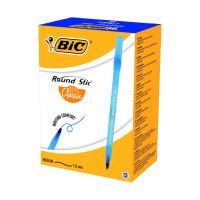 Pix fara mecanism BIC Round Stic, albastru, pachet 60 bucati