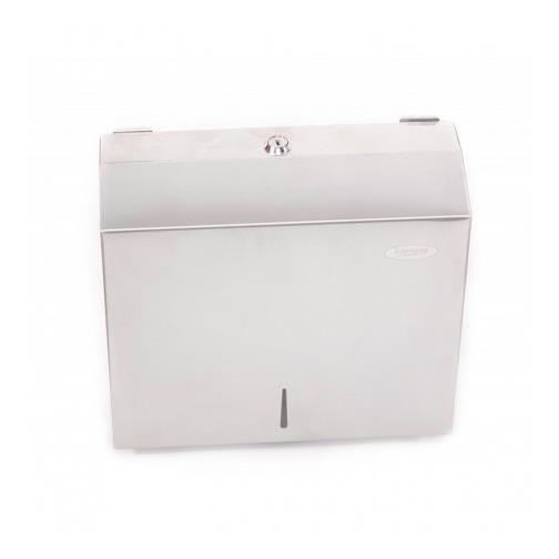 Dispenser Limpio pt prosoape pliate ZZ, V-fold, 270 x 280 x 100 mm, capacitate 500 buc, inox lucios