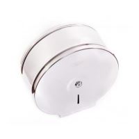 Dispenser Limpio pt hartie igienica mini jumbo, diametru 250 mm, interior 115 mm, inox lucios