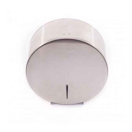 Dispenser Limpio pt hartie igienica mini jumbo, diametru 260 mm, interior 130 mm, inox satinat