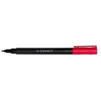 Marker permanent Q-CONNECT, tip F, scriere de 0.6 mm, rosu