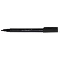Marker permanent Q-CONNECT, tip F, scriere de 0.6 mm, negru