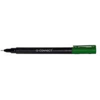 Marker permanent Q-CONNECT, tip S, scriere de 0.4 mm, verde