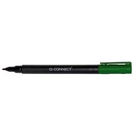 Marker permanent Q-CONNECT, tip F, scriere de 0.6 mm, verde