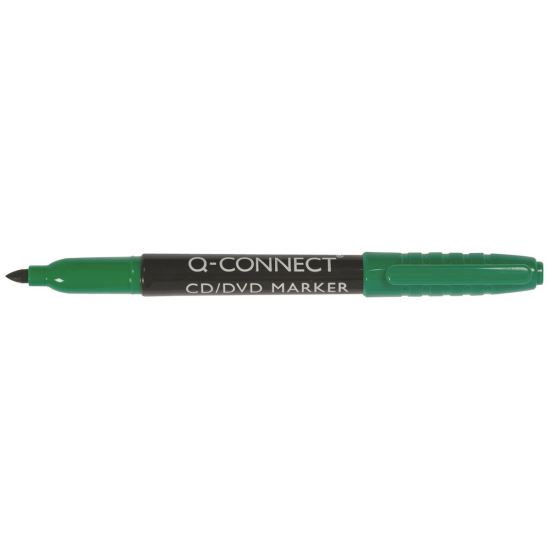 Marker permanent Q-CONNECT, tip M, scriere de 1 mm, verde