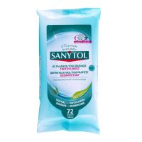 Servetele umede dezinfectante Sanytol, pt multisuprafete, 72 buc/set