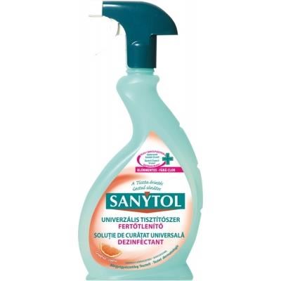 Dezinfectant universal Sanytol multisuprafete, Grapefruit, pulverizator, 500 ml