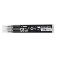 Rezerva roller PILOT Frixion 0.7 mm, 3 buc/set, negru