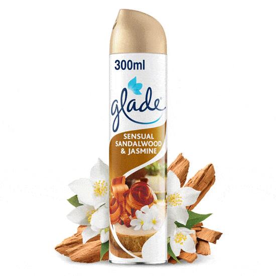 Odorizant camera Glade Spray Sandalwood&Jasmin, 300 ml