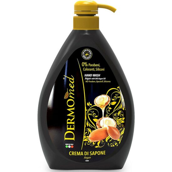 Sapun lichid cu pompita Dermomed, Argan Oil, 1000 ml